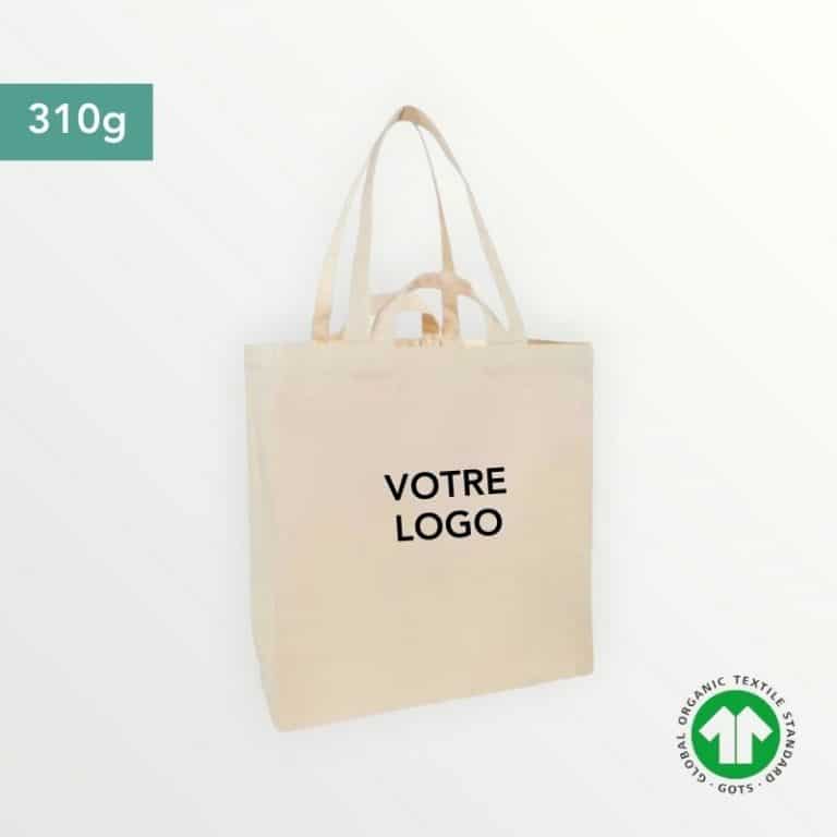 Tote Bag Aelia 310g aus Bio-Baumwolle personalisierbar