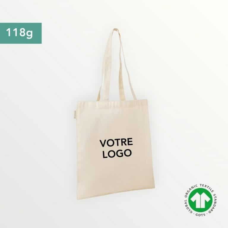 Tote bag Morgane en coton biologique personnalisable