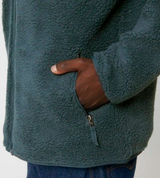 Customizable zippered fleece