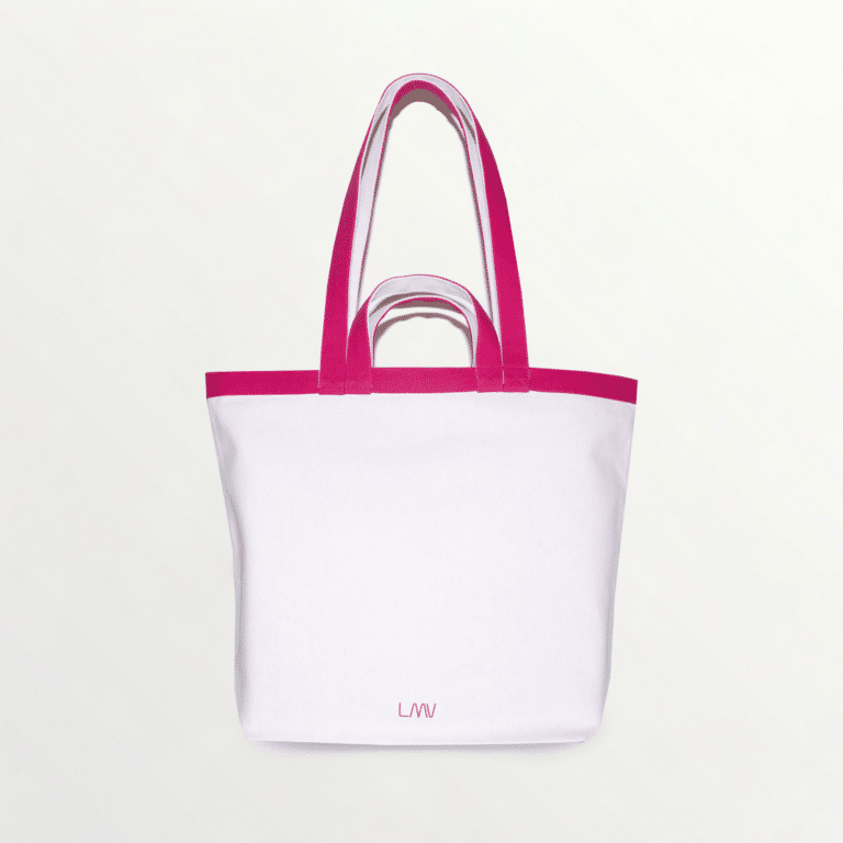 sac écoresponsable Aelia rose vu de face